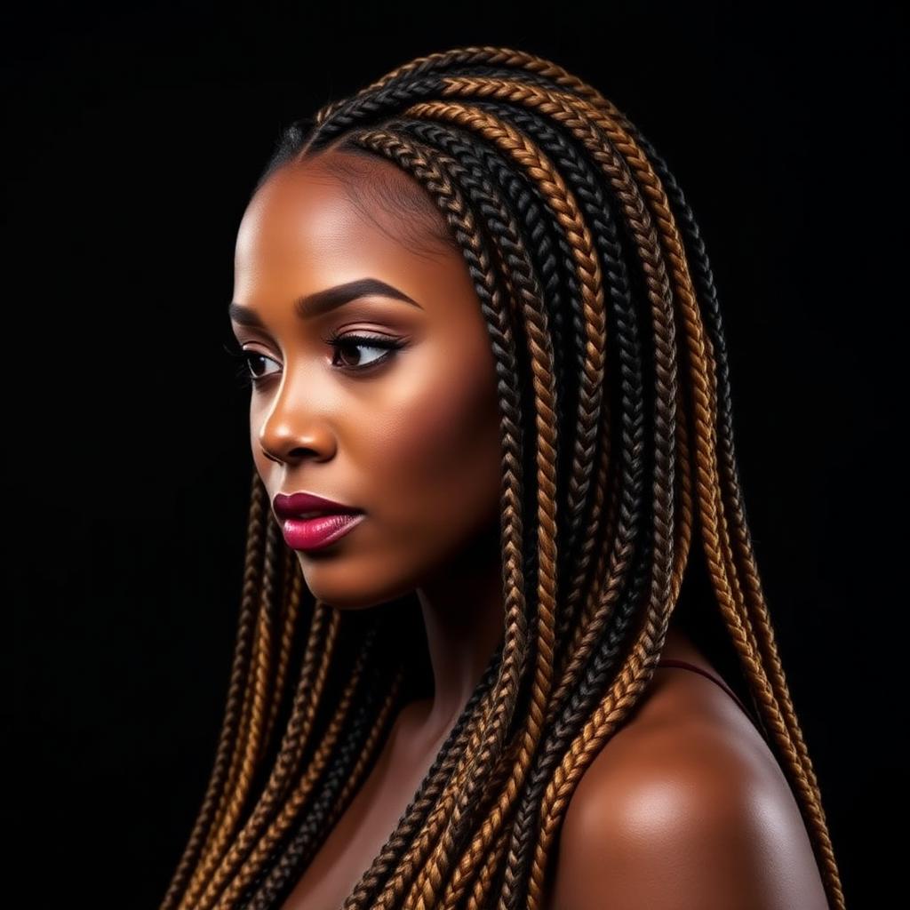 Jumbo box braids